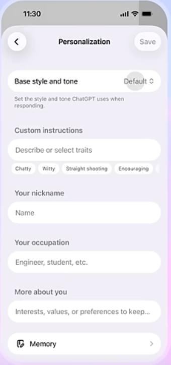 ChatGPT screen 4